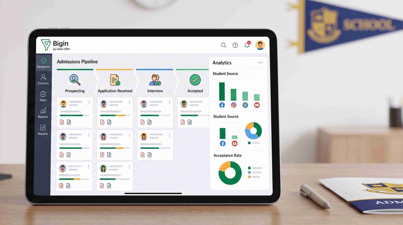 Zoho Bigin for education