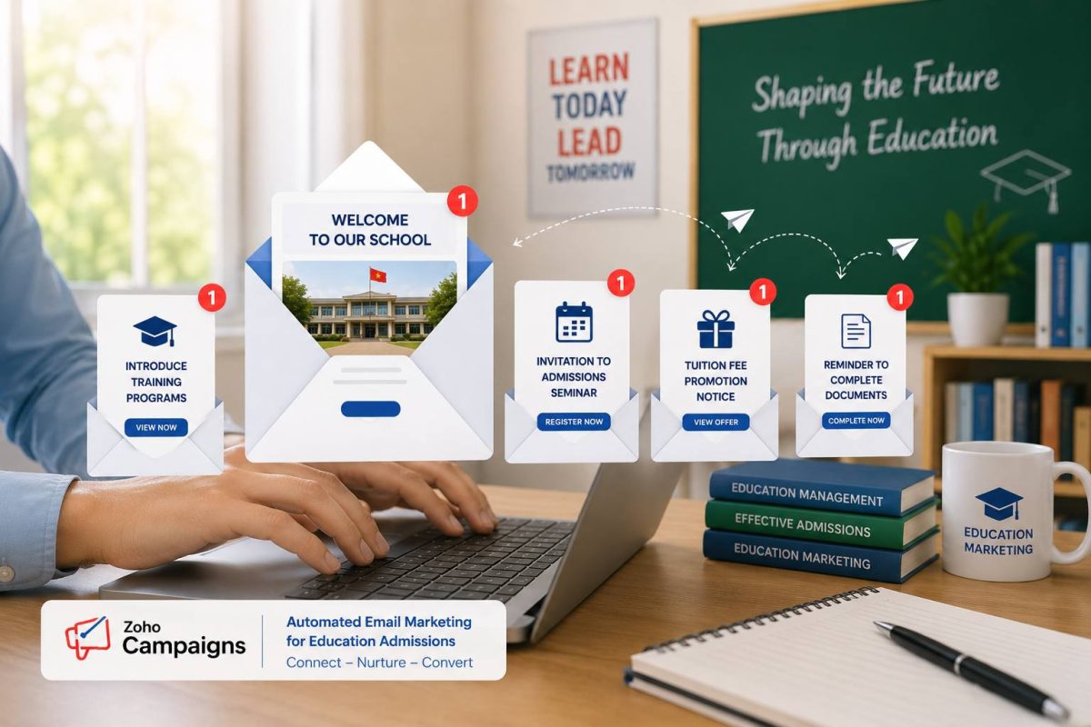 Zoho Campaigns for Education