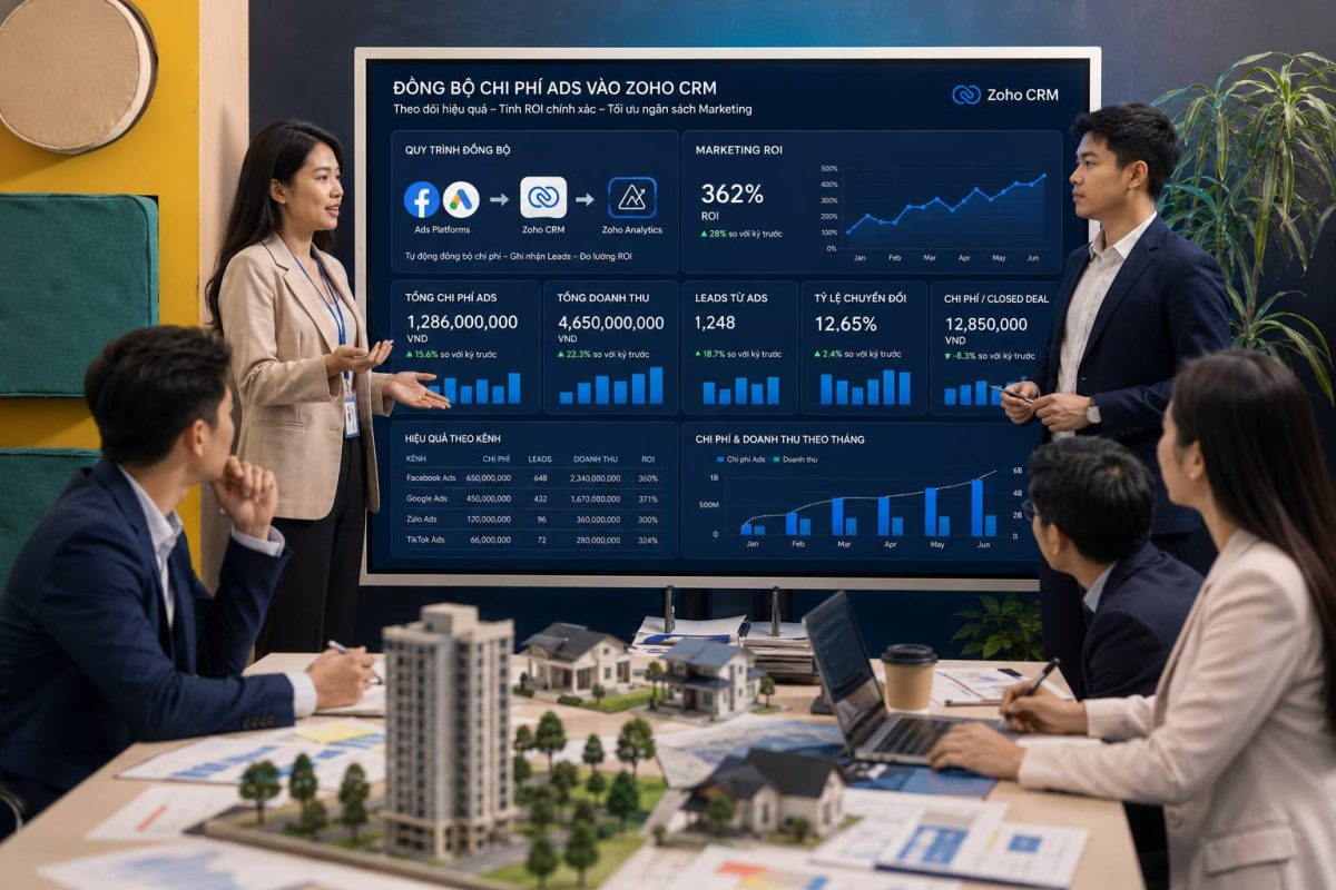 đồng bộ chi phí Ads vào Zoho CRM