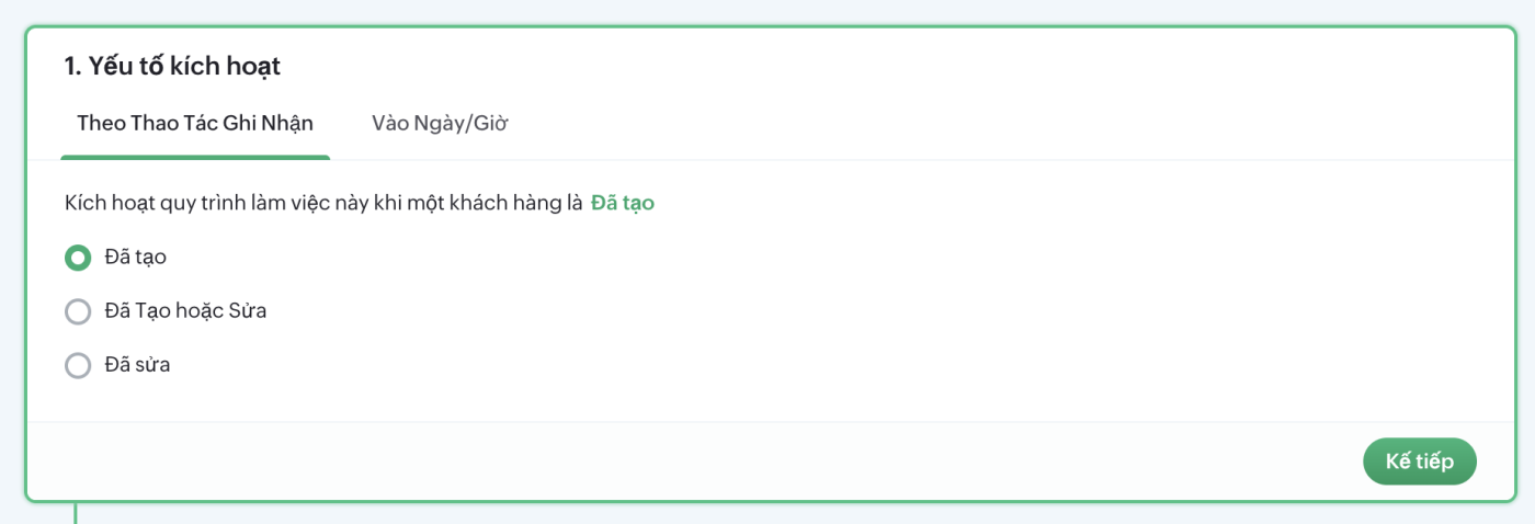 Zoho Bigin Workflow Automation