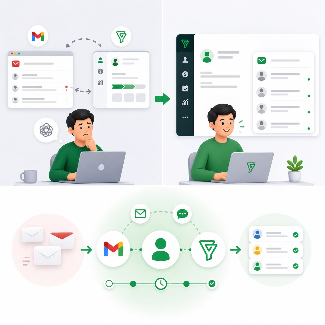 Tích hợp Email vào Zoho Bigin