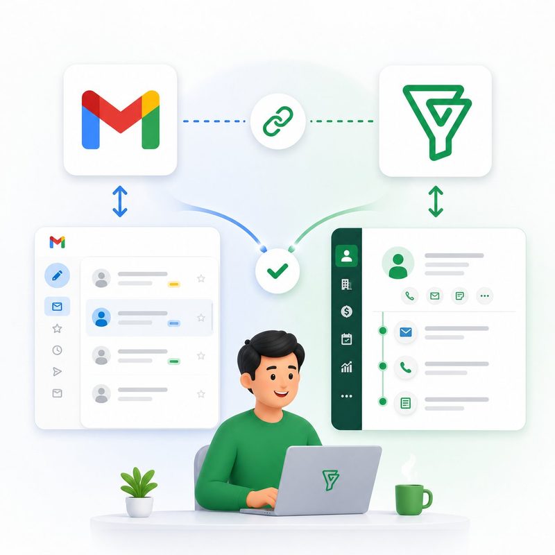 Tích hợp Email vào Zoho Bigin