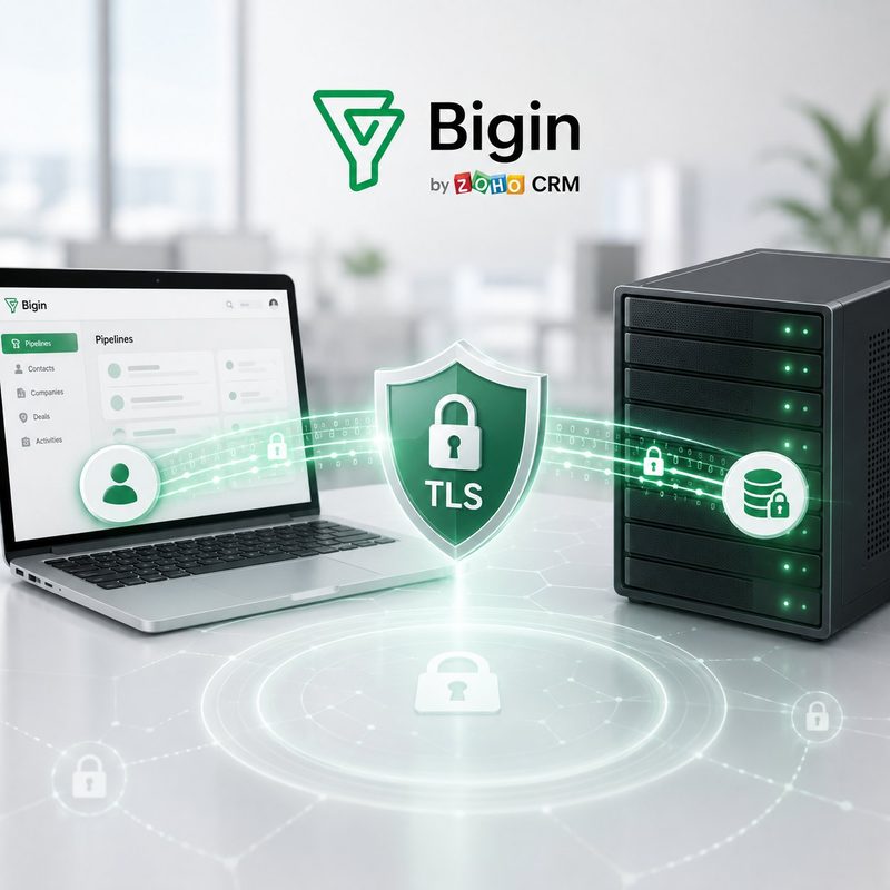 Zoho Bigin có an toàn không? ; Zoho Bigin Security