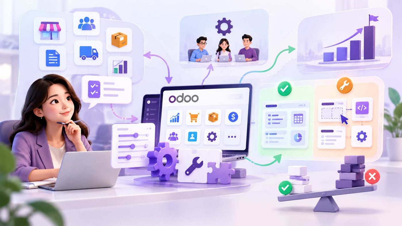 Khả năng tùy biến Odoo