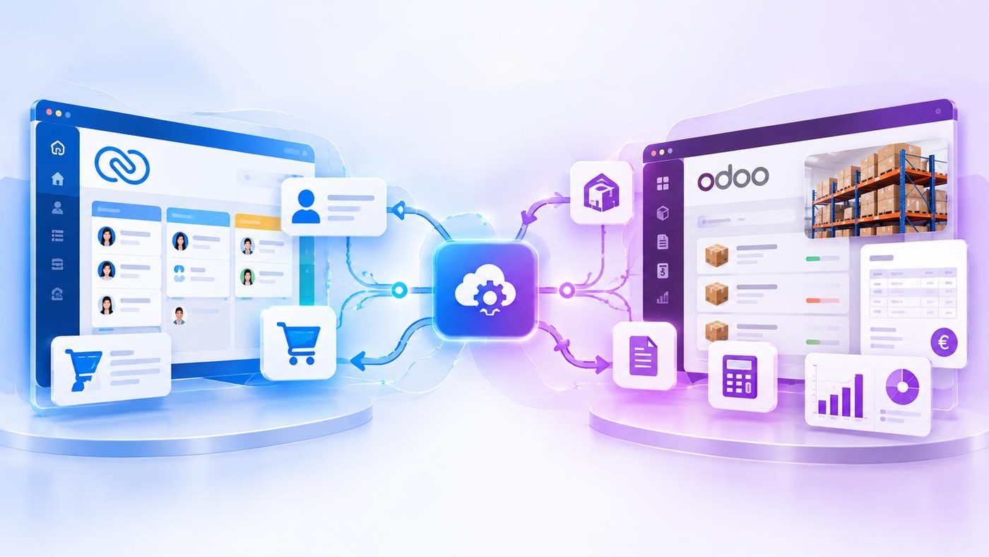 Zoho CRM và Odoo ; Zoho CRM and Odoo